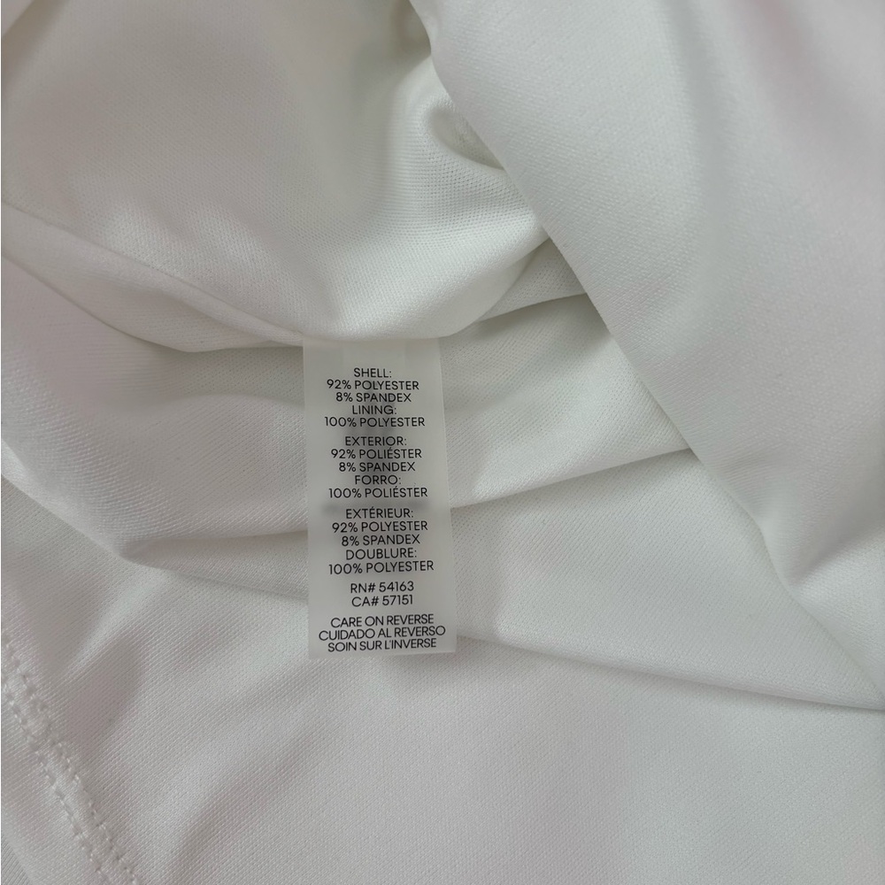 NWT Calvin Klein Sleeveless A-Line Midi Dress Sz 10 | Calvin Klein White Dress- - Picture 7 of 7